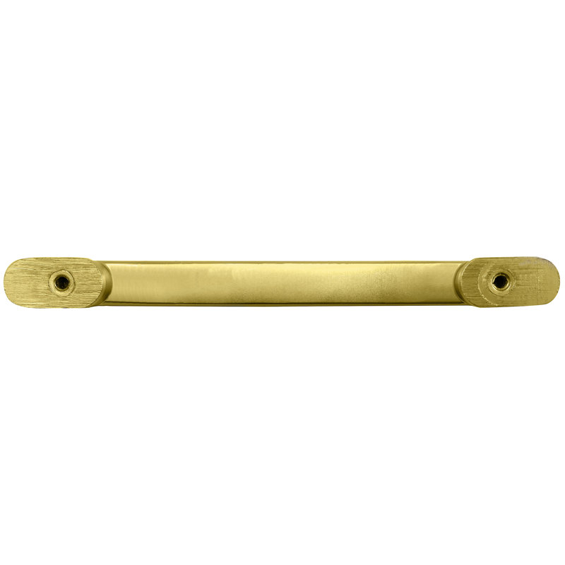 Aspen Matte Brushed Brass Oval Bar Handle Pull
