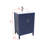 Amandie 24 in. Single Sink Freestanding Bath Vanity in Marine Blue with White Ceramic Top-1438257902