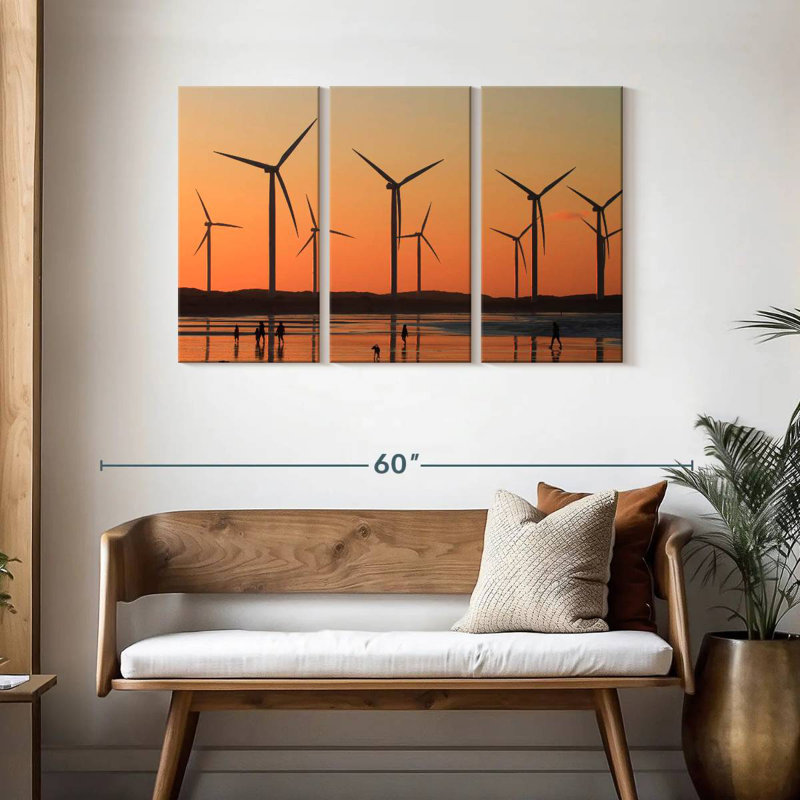 Beachside Wind Farm, 28" H x 45" W