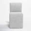 Chaise rembourrée avec roulettes Mendy-98676070
