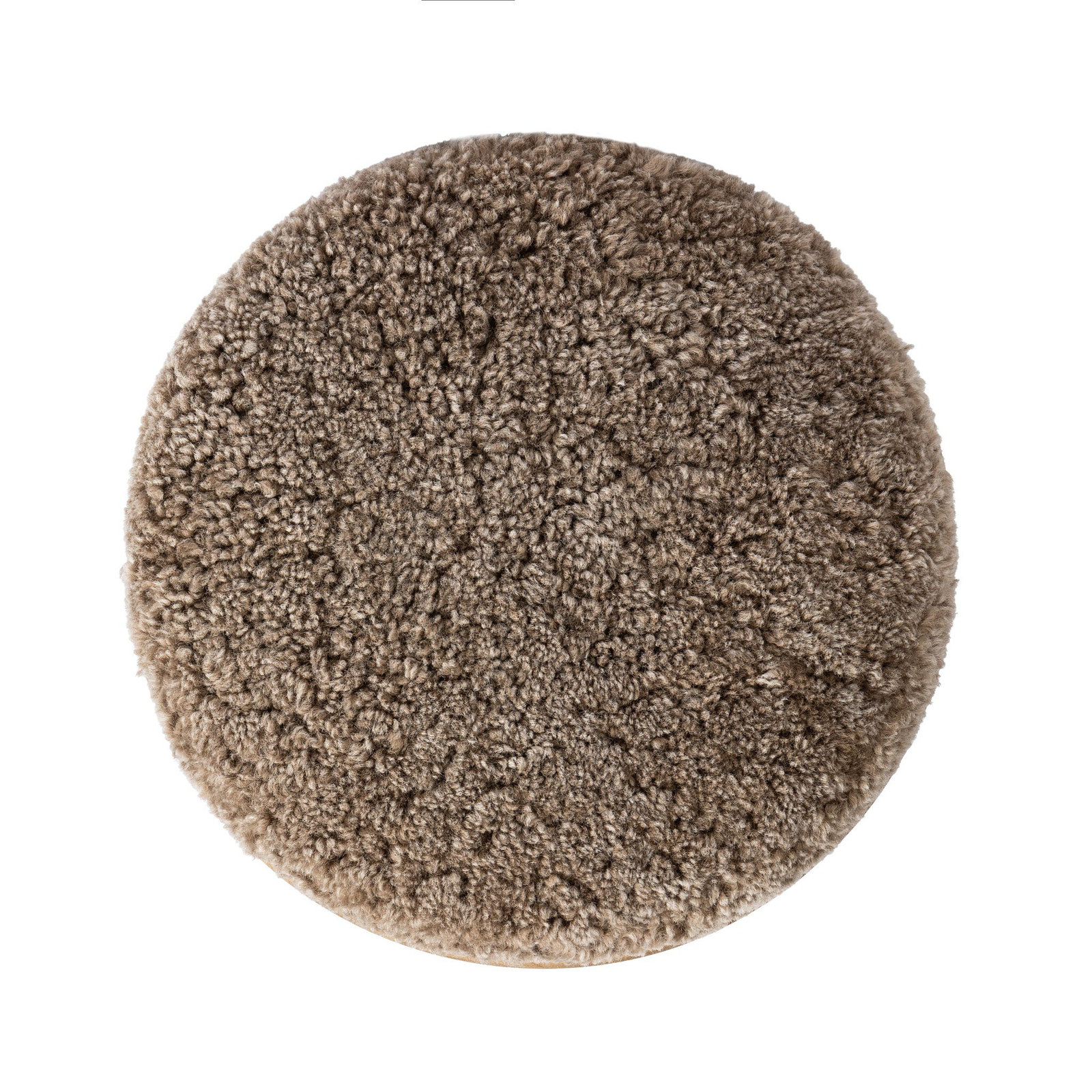 Ceridwen Bar and Counter Stool, Bar Stool (30" Seat Height), Sandy Nettewood, Taupe Shearling