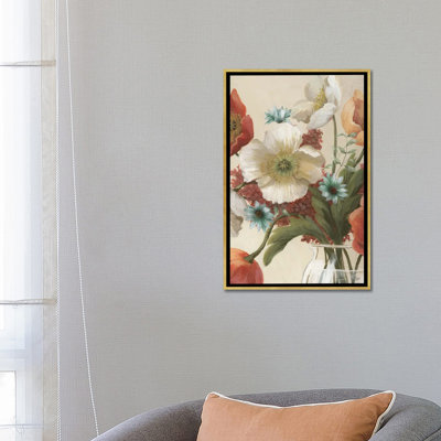 Poppy Time II - reproduction d'art murale encadrée