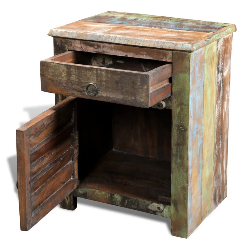 Solid Wood End Table