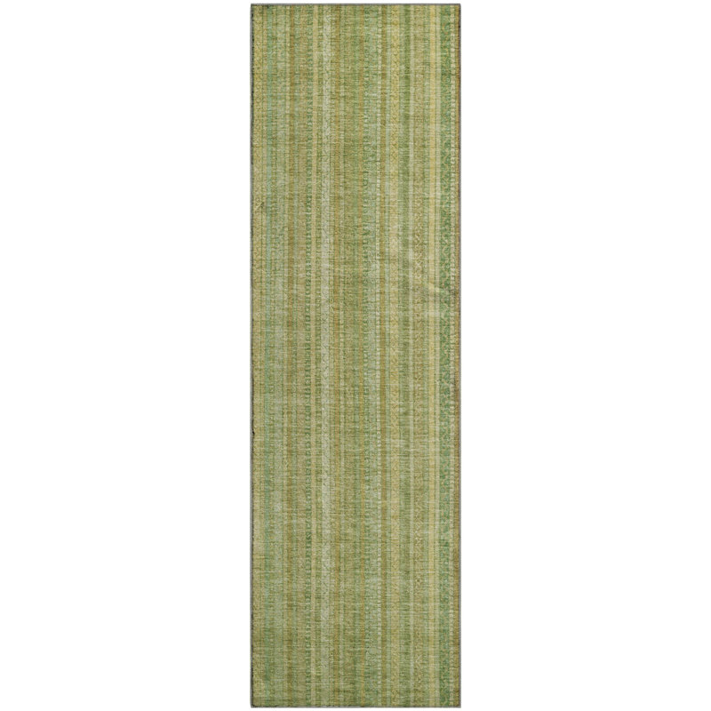 Premium Machine Washable Filiberto AMF1655 Stripes Rug, Runner 2'3" x 7'6"
