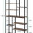 Tall Bookcase Shelving,Staggered Etagere,Versatile Bookcase