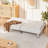 65" Futon Sofa Bed, Faux Leather Convertible Futon Couch with Removable Armrests, Loveseat Futon Sleeper Recliner for Living Room with 2 Cup Holders-648311321