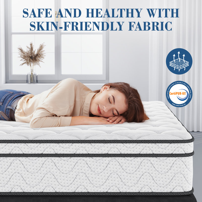 9" Medium Box-Top Innerspring Mattress, Extra Long Twin, 9"