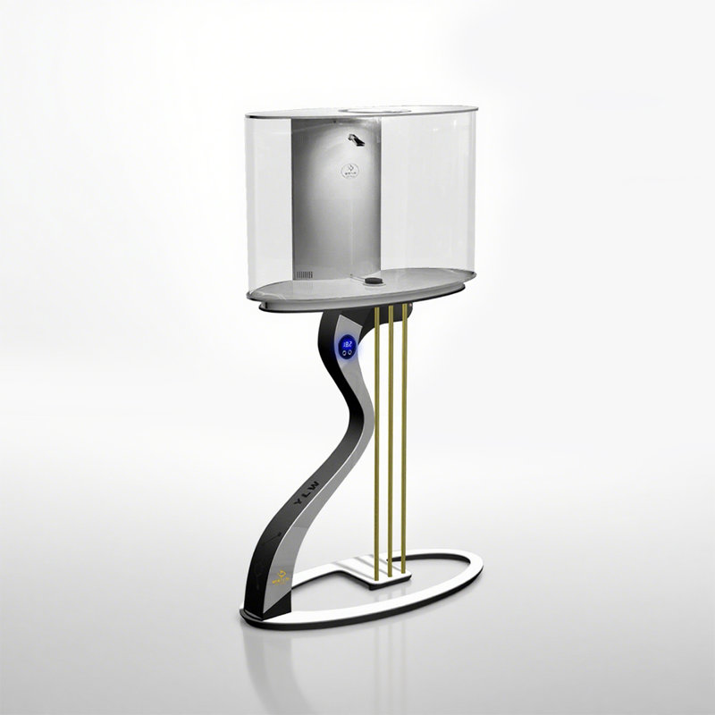 Réservoir d'aquarium caché à filtration créative, Blanc