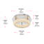 Plafonnier encastré Bridgeton-2094740450-2094740454