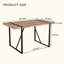 Table de salle à manger Rustic Industrial