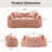 Chenille Curved ompressed sofa-842918236
