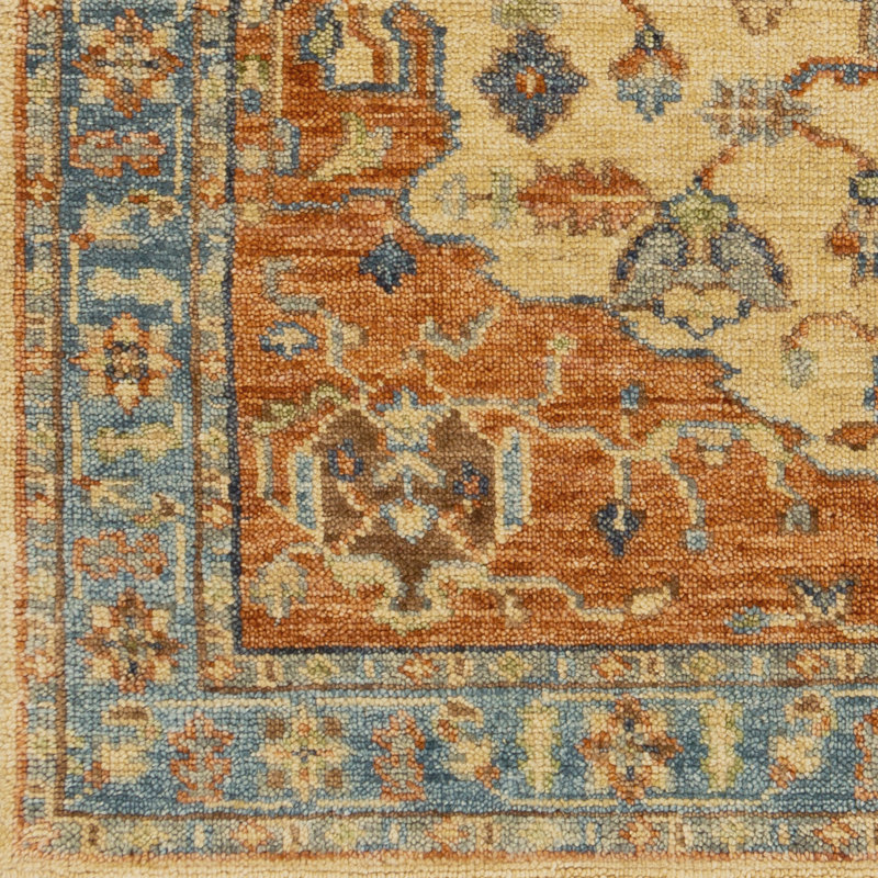 Biscayne Wool Floral Area Rug, Rectangle 9' x 13'