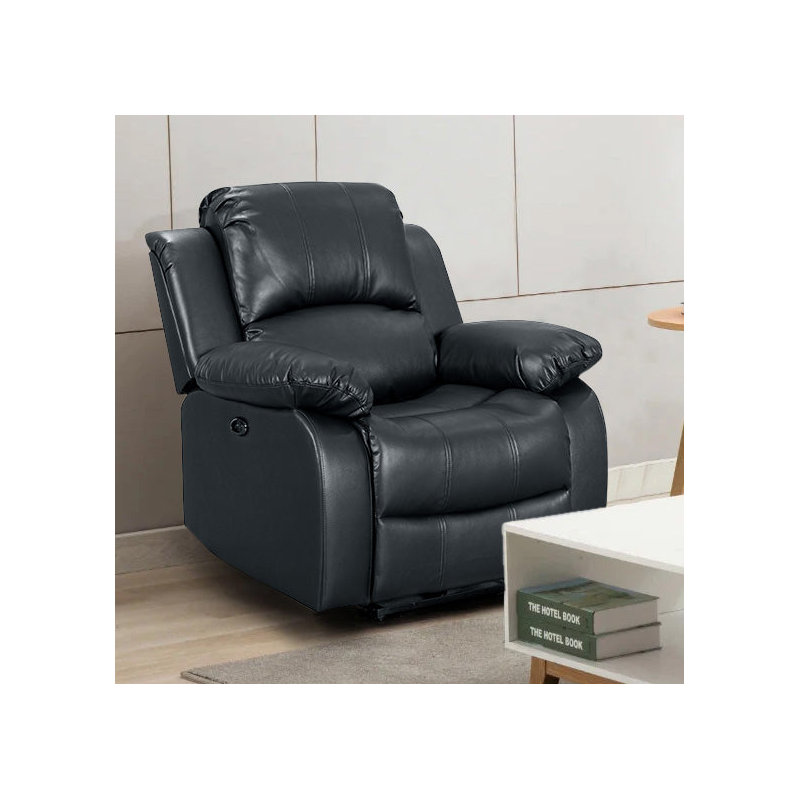 Englewood 98cm Wide Standard Recliner, Black