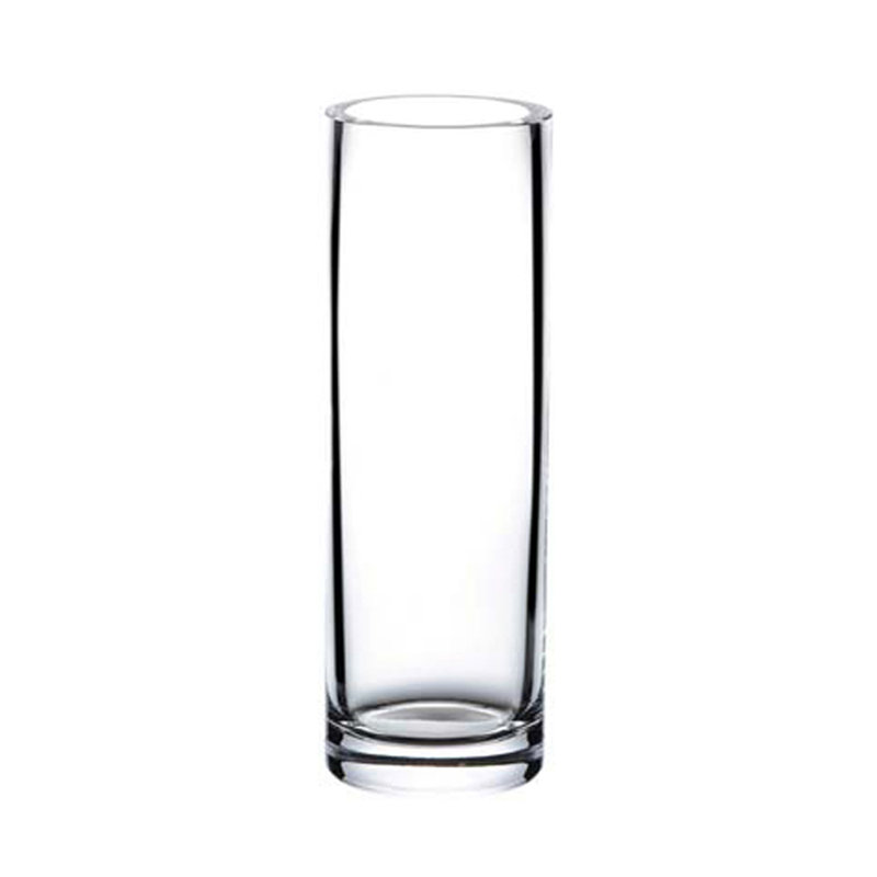 Senses Handmade Glass Table Vase, 15" H x 5" W x 5" D