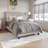 Pravesh Corduroy Upholstered Bed-1714677601-1714677627