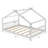 Aby House Platform Bed with Headboard and Footboard,Roof Design-593062542-537757911
