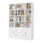 70.9" Tall Bookshelf And Bookcase, 6 Tier Floor Standing Bookcase For Home Office, Living Room-1894257153