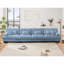 Canapé modulaire à 4 places pour canapé modulaire à assise profonde avec tissu chenille confortable et combinaison flexible pour le salon-1024719175