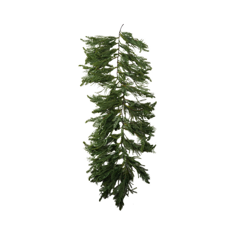 Mixed Pine and Iron Mantle Swag