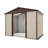 Apex 10 ft. W x 6 ft. D Metal Garden Shed