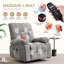 Fauteuil inclinable de massage avec chaleur 36,2 po de large Elysium-1225663179