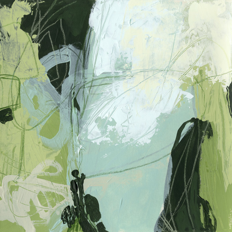 Verdant Vortex I, 76cm H x 76cm W x 3.8cm D