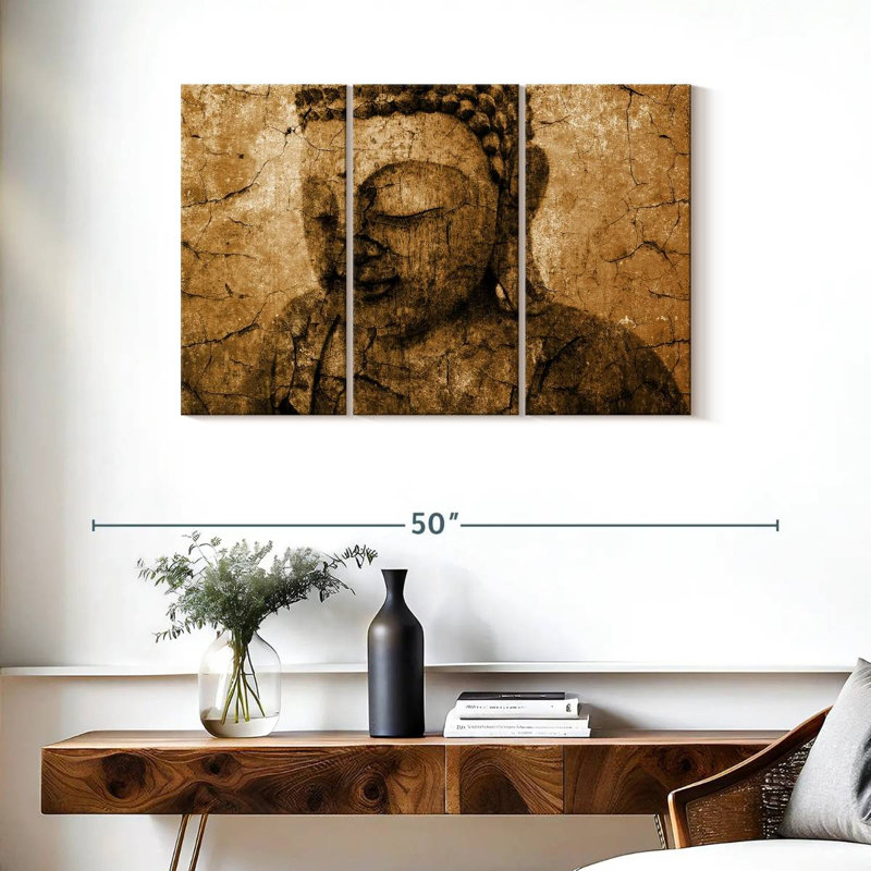 Adella Old Buddha, 24" H x 38" W