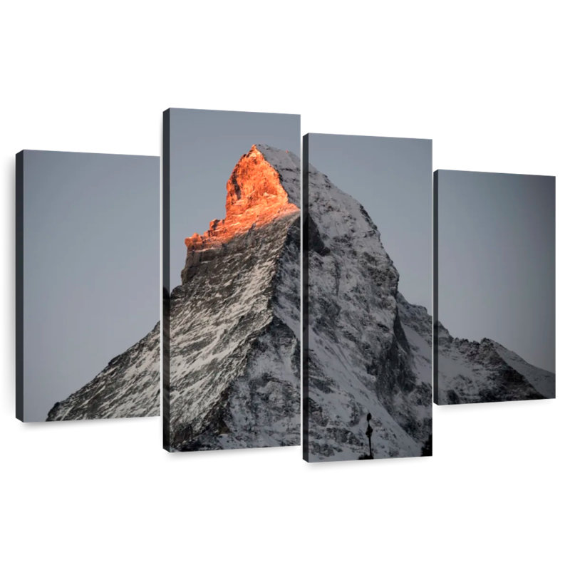 Hannes Zermatt Mountain Glow, H 22 po x l 36 po