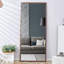 Miroir pleine grandeur en bois massif