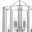 Sergey 8 - Light Chrome Lantern Pendant