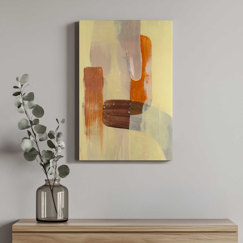 "Butter Cake I" par Grace Popp, reproduction d'art sur toile, H 40 po x l 30 po