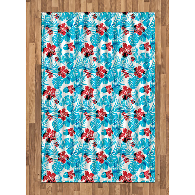 Tapis décoratif Luau, Rectangle— 4 pi x 5 pi 8 po