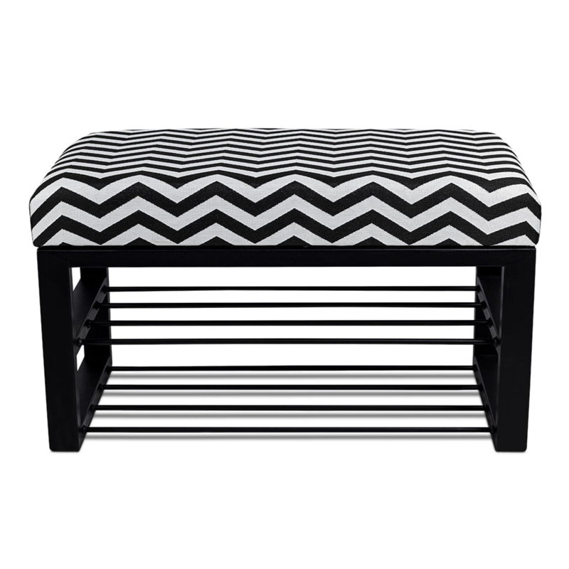 Frankhouse Polyester Upholstered Storage Bench, H40 x W120 x D40cm