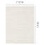Tapis blanc à poils longs Hammersmith-86782812