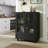 Minimalist black sideboard