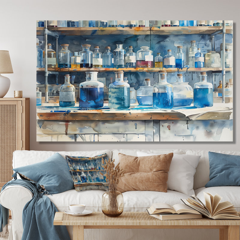 Impression sur toile Tyron - Laboratories, Toile tendue, 40" H x 60" W