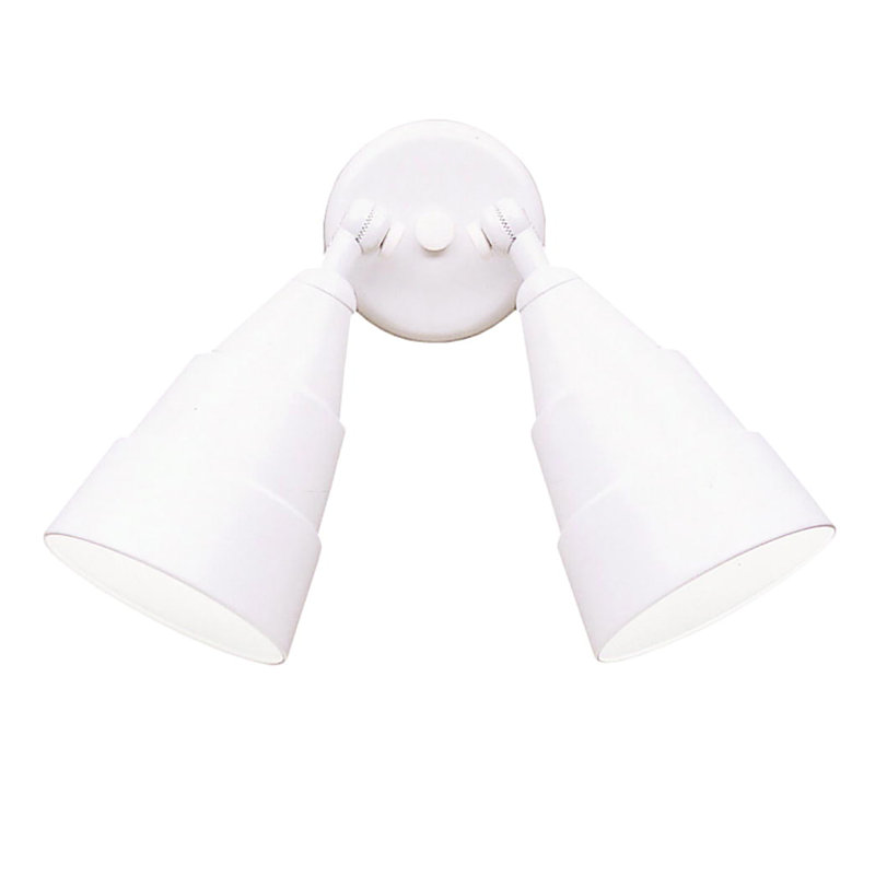 Applique murale d'extérieur à bras 2 lumières Mulgrave, Blanc