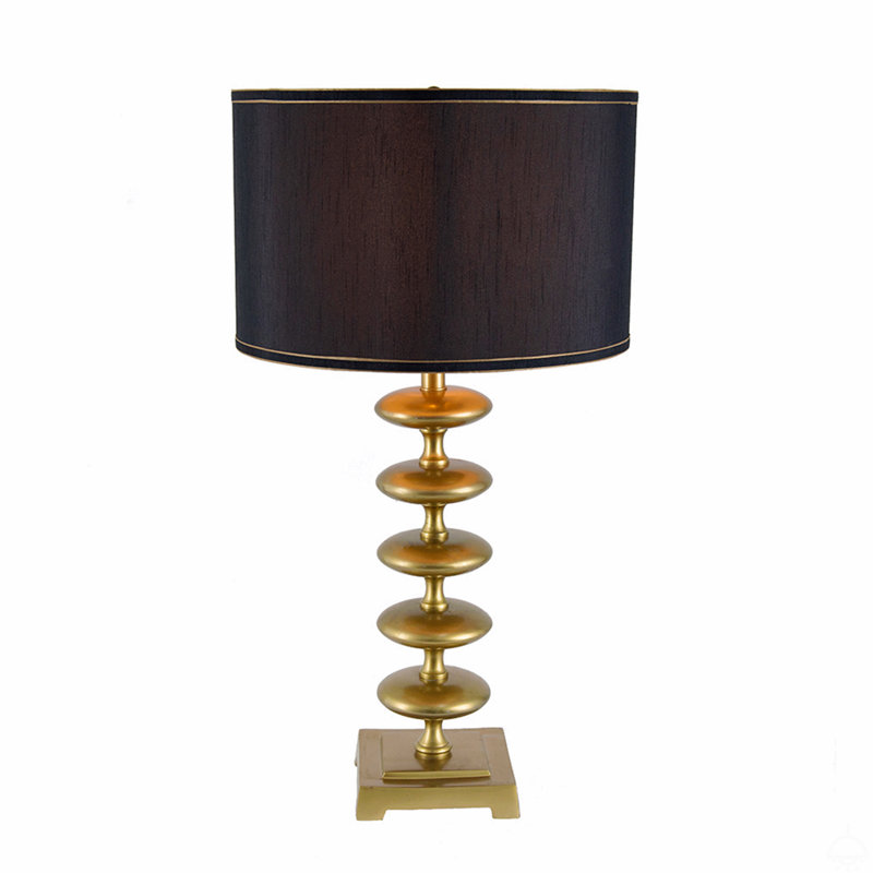 Lampe de table avec disque contemporain
