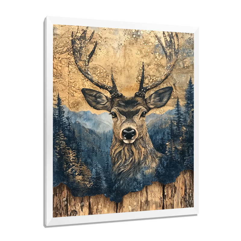 Giarratana - Animals Wall Art Prints, 32" H x 24" W, Single Picture Framed Print, White