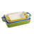 Nested 3 pc Stoneware Rectangular Casserole Dish-68651137