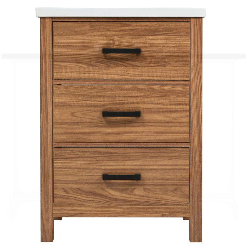 Meuble-lavabo 24 po avec lavabo en céramique