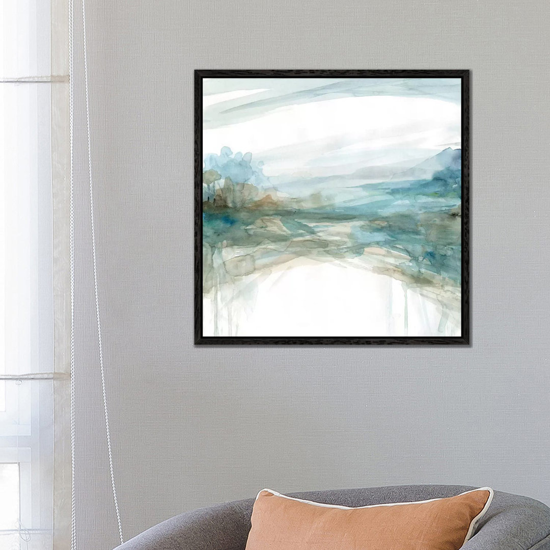 Shimmering Treeline II by Carol Robinson - Painting on Canvas