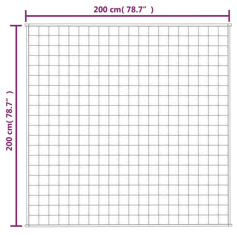 Abderahmane Throw Blanket, 200 W x 200 L, Blue