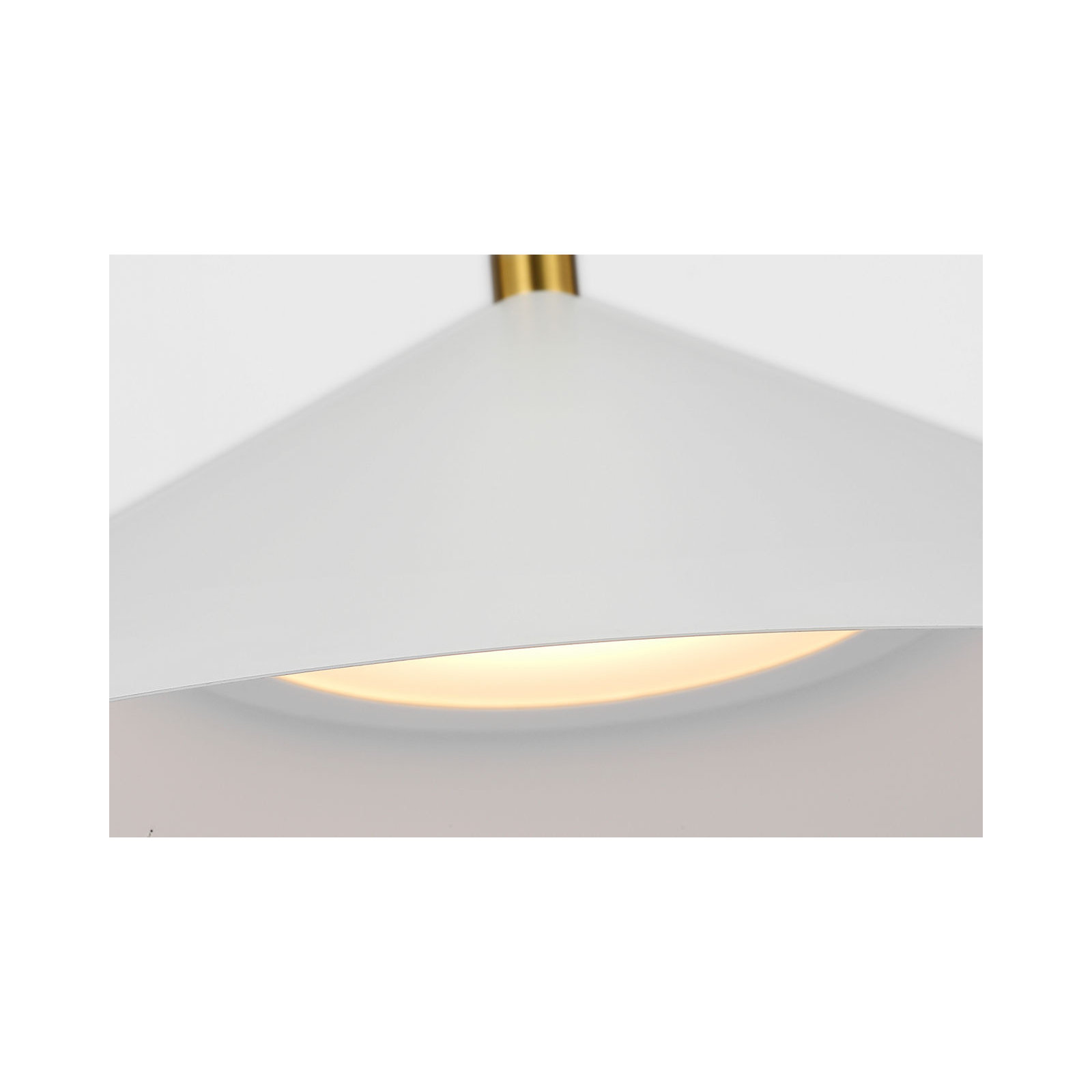 Bodhi Pendant, Burnished Brass, 17.25" H x 30" W x 30" D