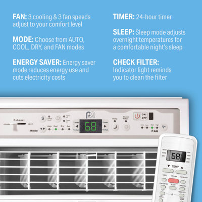 Perfect Aire 10000 BTU Window Air Conditioner with