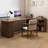 Nut-brown L-Shaped Solid Wood desks-107466482-107466484