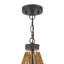 Geralynn 5-Light Solid Wood Bead Empire Chandelier-727575612