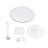 41.73" Round Metal Base Dining Table-987286004