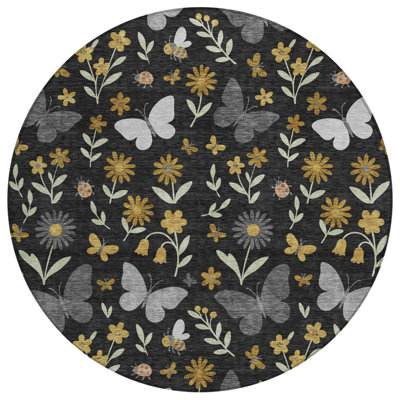 Machine Washable Indoor/Outdoor Chantille ACN2618 Kids Rug