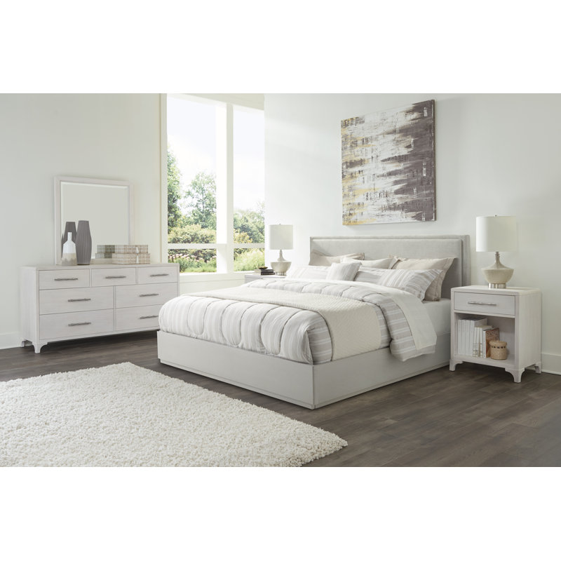 Abaco King Upholstered Bed 4-Piece Set
